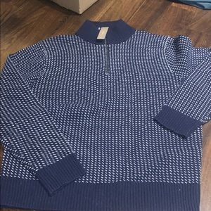 Navy half zip